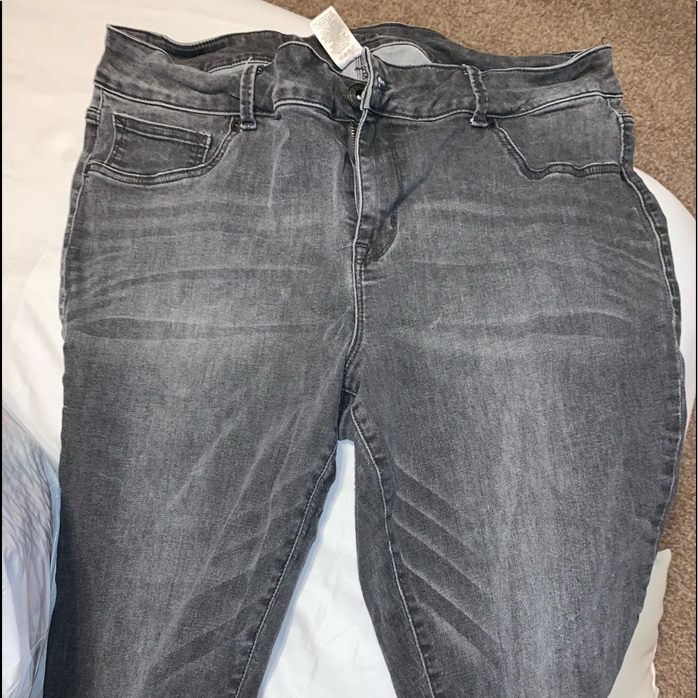 Faded skinny jeans